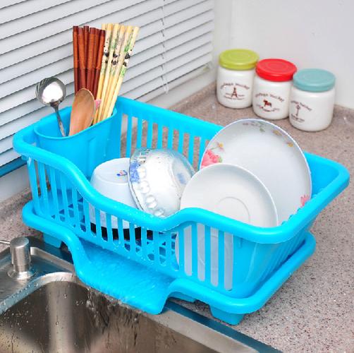 厂家直销实用 厨房用具滴水碗架 沥水架多用洗碗架碗盘收纳置物架_厨
